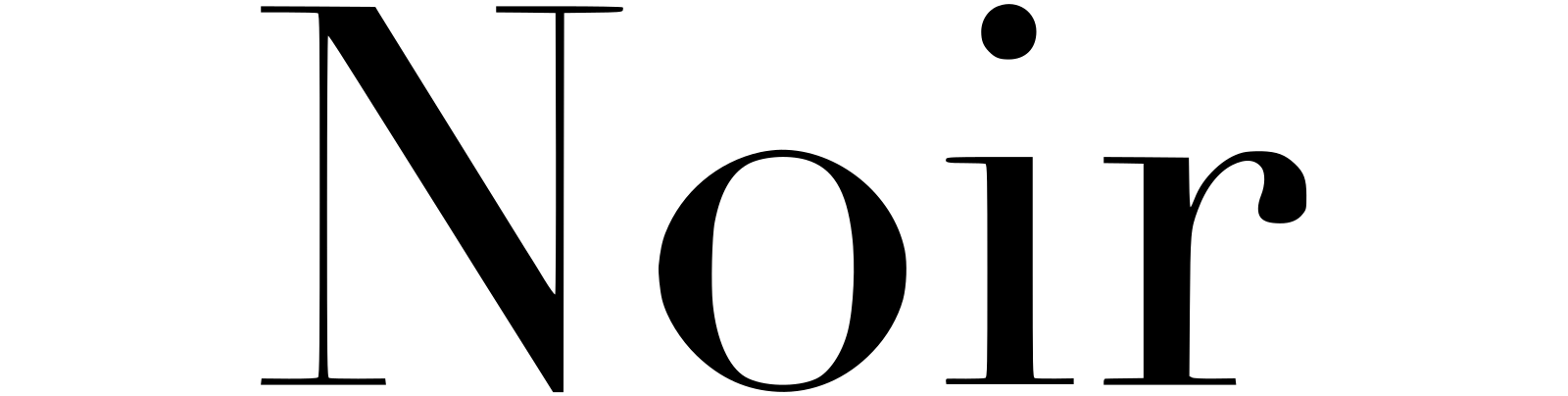 Noir Beauty Shop logo